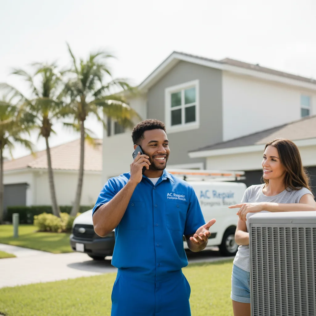 AC Repair Pompano Beach customer support in Many